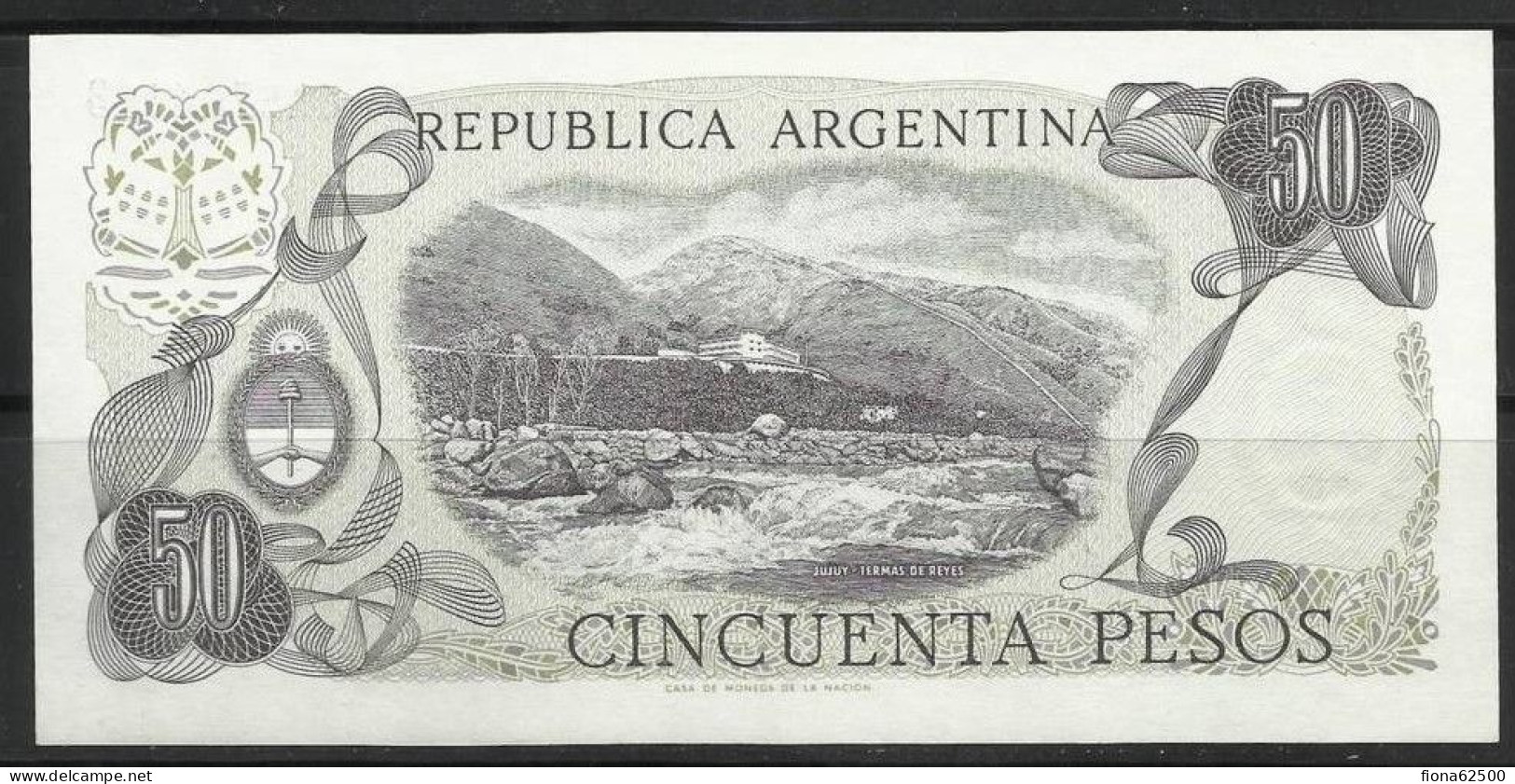 ARGENTINE . BILLETS DE 50 PESOS . - Argentinië