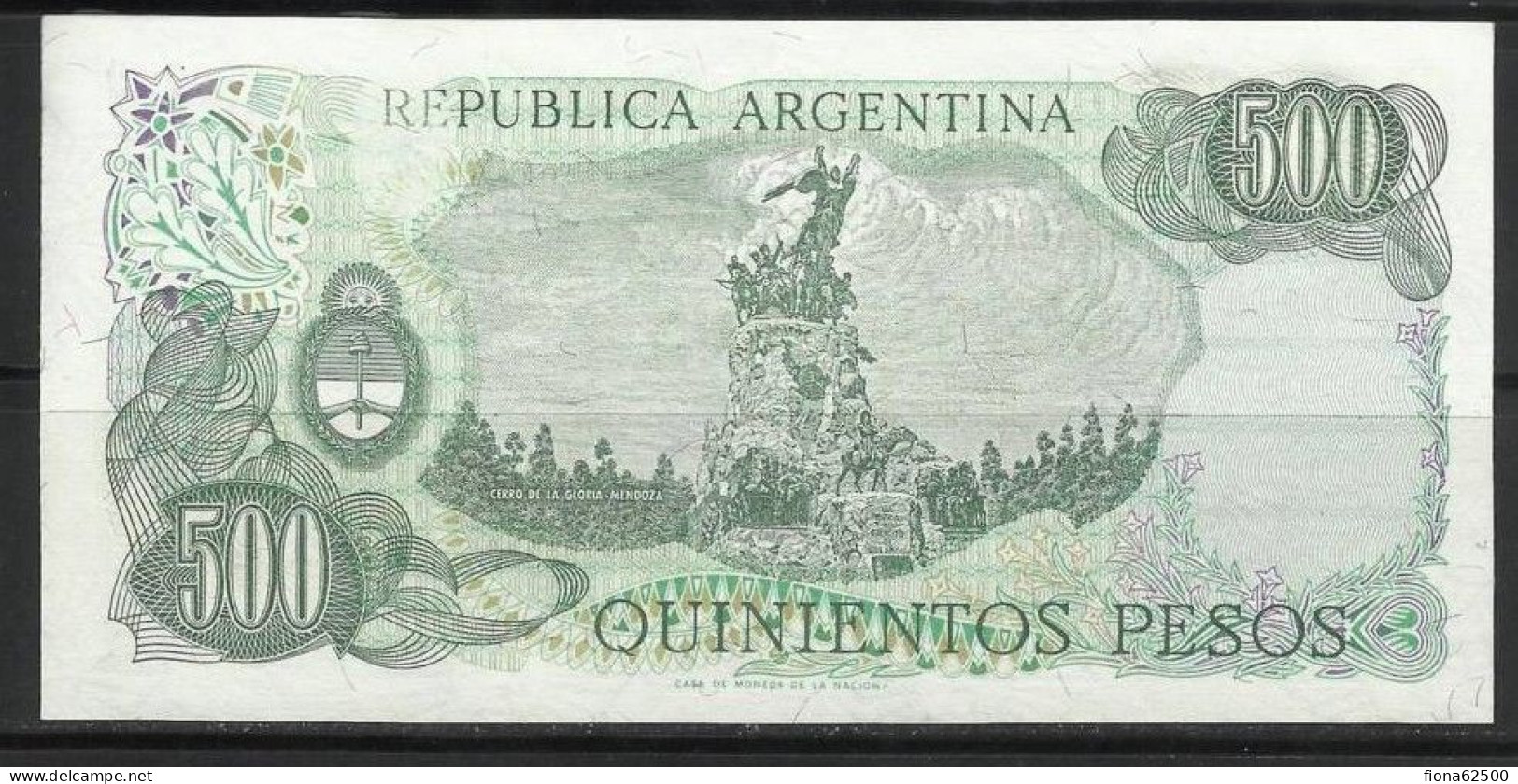 ARGENTINE . BILLETS DE 500 PESOS . - Argentina