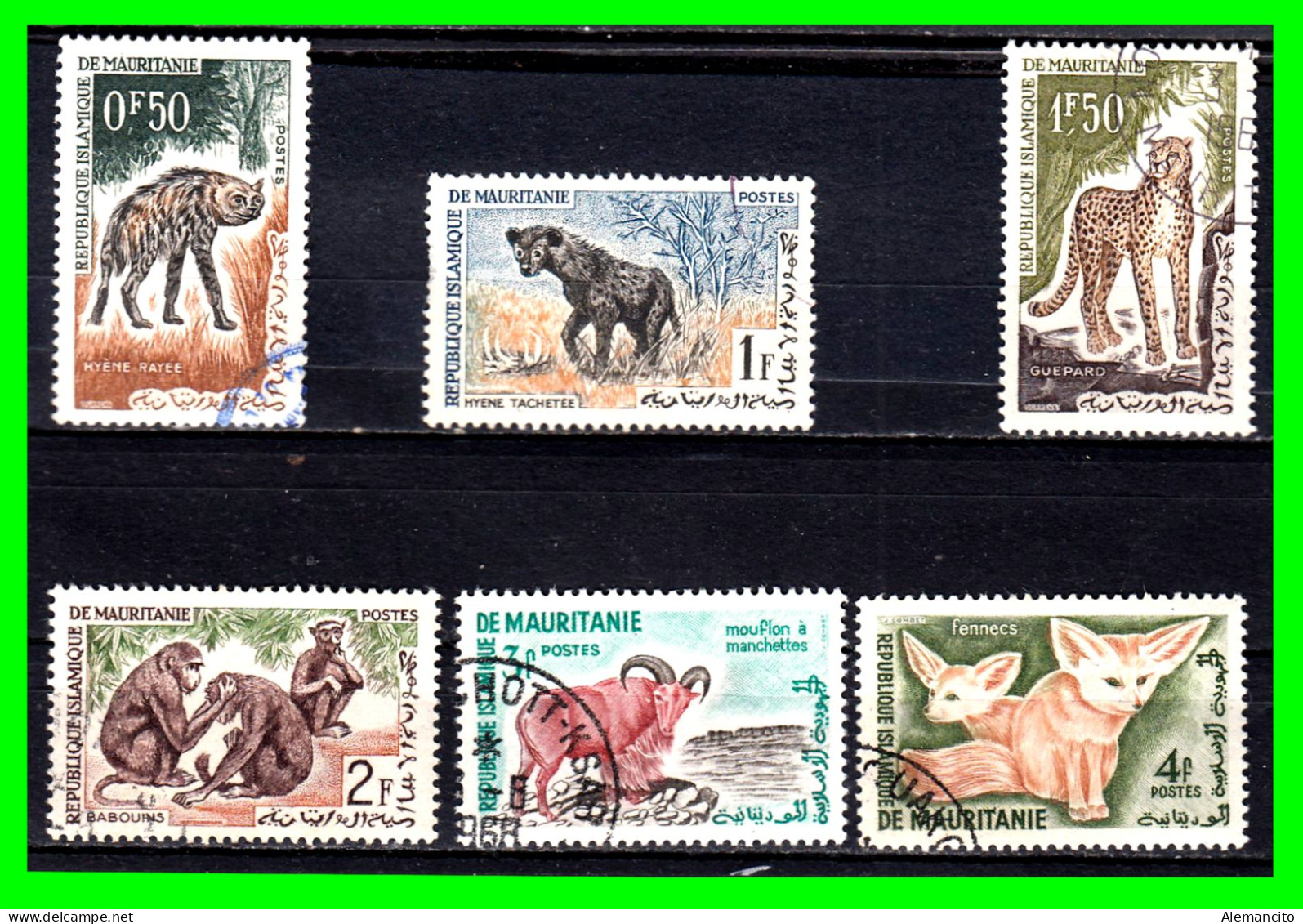 MAURITANIE REPUBLIQUE ISLAMIQUE  ( AFRICA )  SELLOS TEMATICA FAUNA - Mauritania (1960-...)