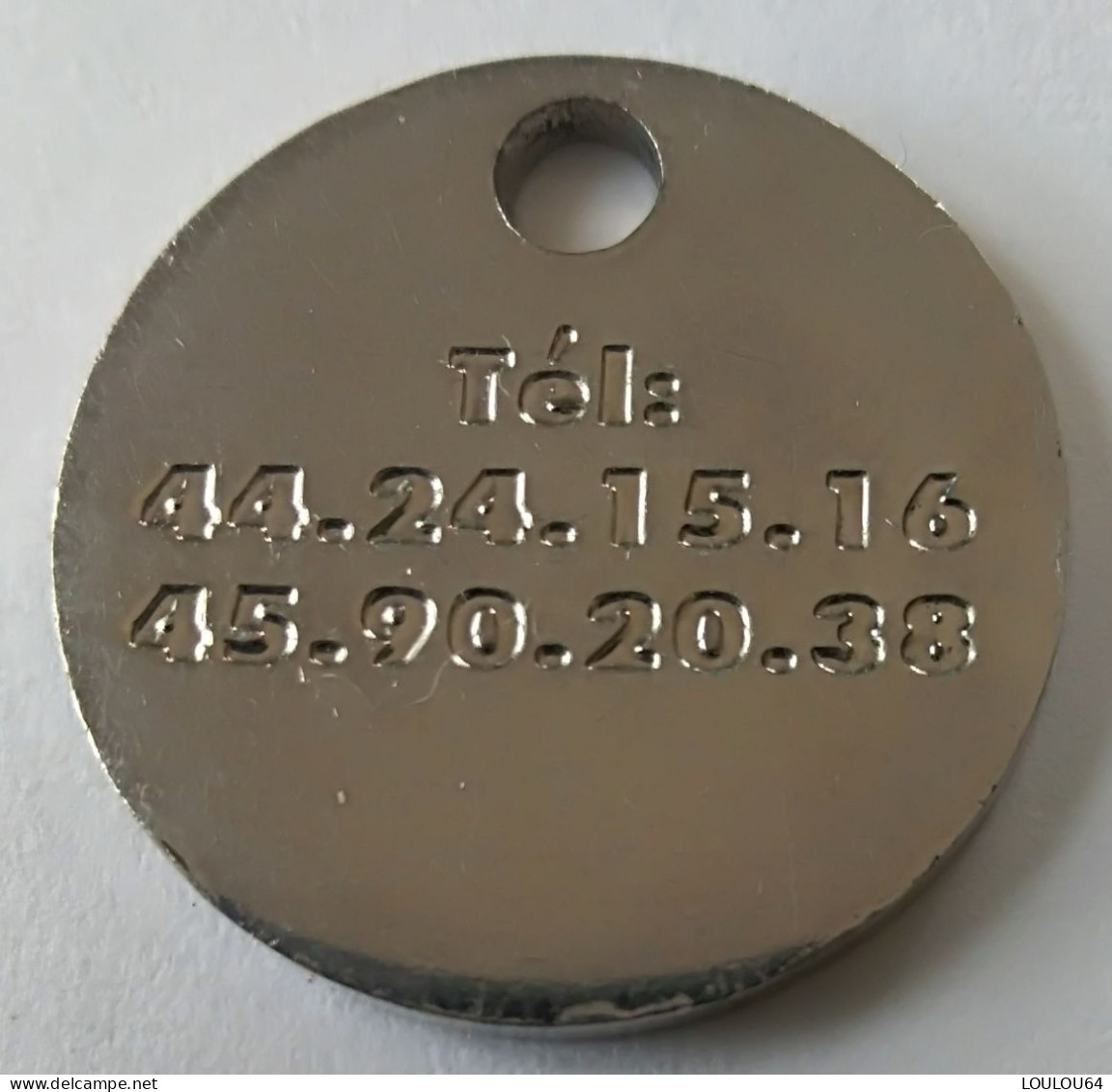 Jeton De Caddie - DEMEVAL - DEMENAGEMENT - En Métal - (1) - - Trolley Token/Shopping Trolley Chip