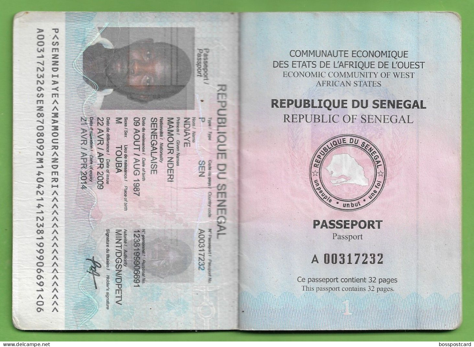 Senegal - Biometric Passport - Unclassified