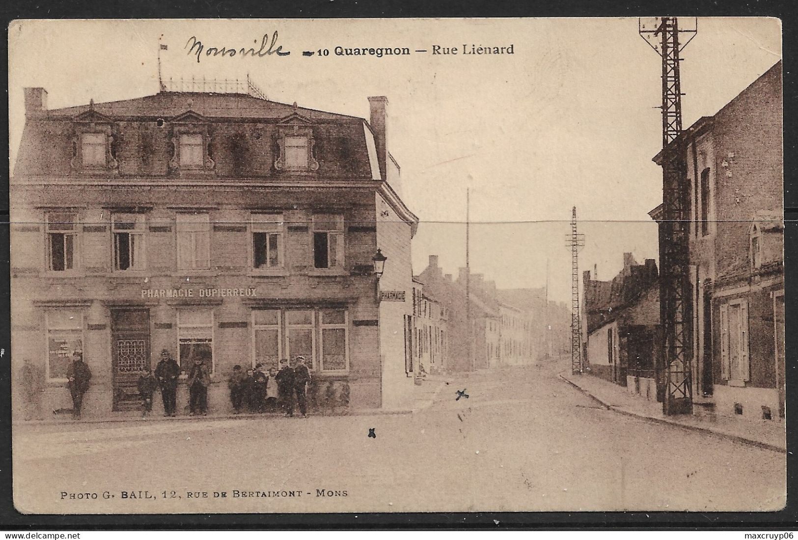 Quaregnon: Rue Liénard, Vue Du Côté Monsville. - Quaregnon