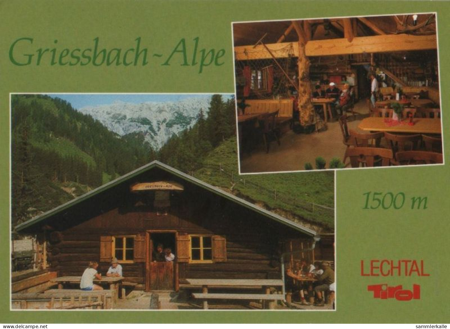 97450 - Österreich - Elbigenalp - Griessbach-Alpe - Ca. 1985 - Reutte