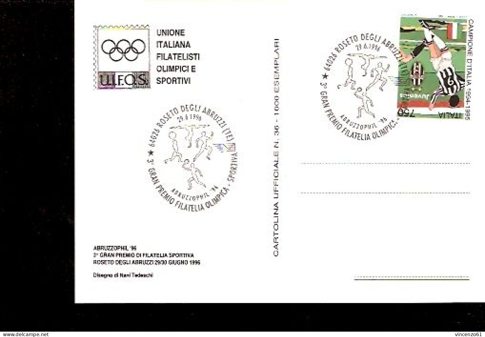 Cartolina Con Annullo Speciale 3° Gran Premio Filatelia Olimpica Sportiva Centenario Olimpiadi Moderne - Altri & Non Classificati
