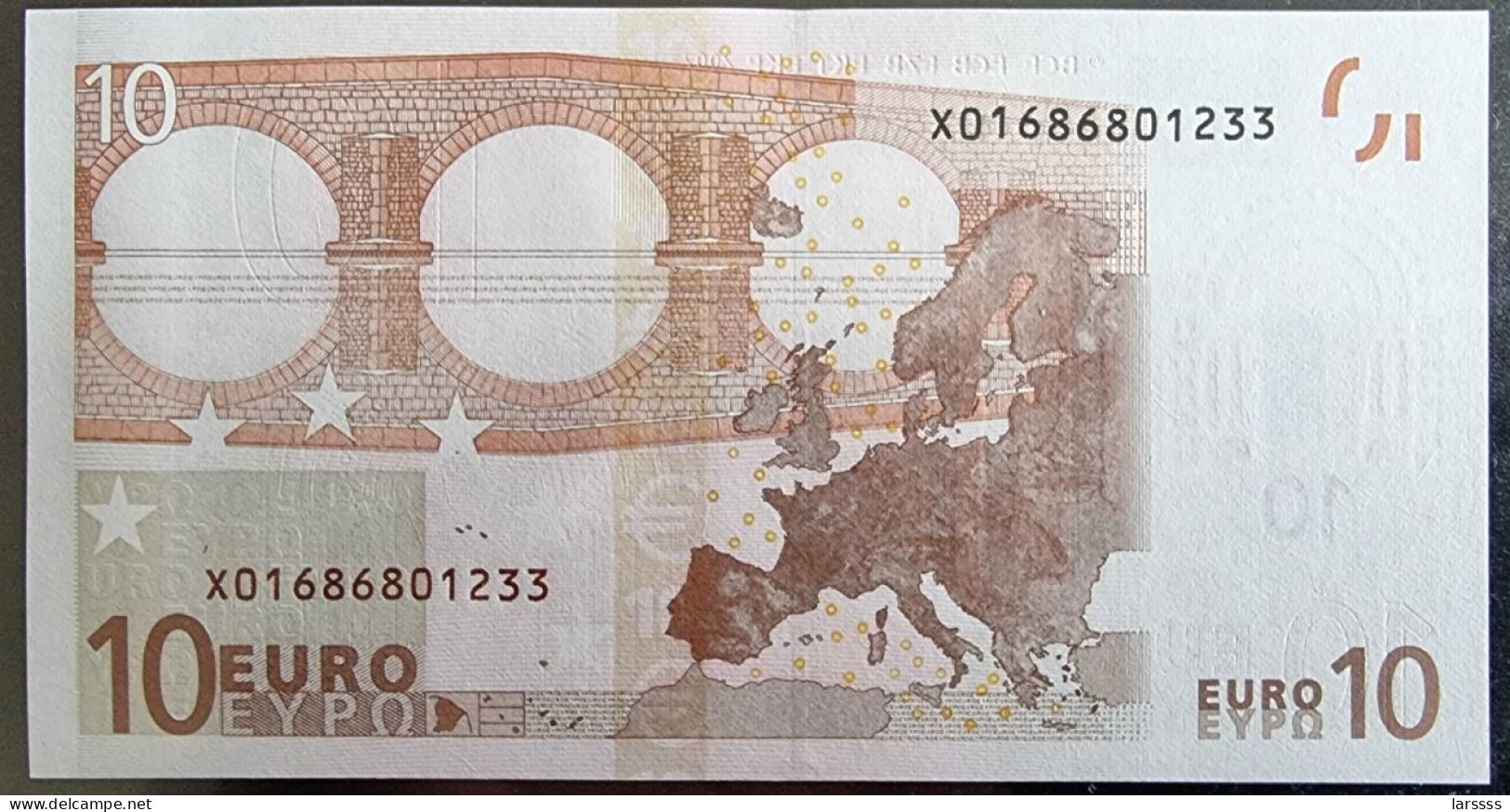 1 X 10€ Euro Duisenberg R002F3 X01686801233 - UNC - 10 Euro