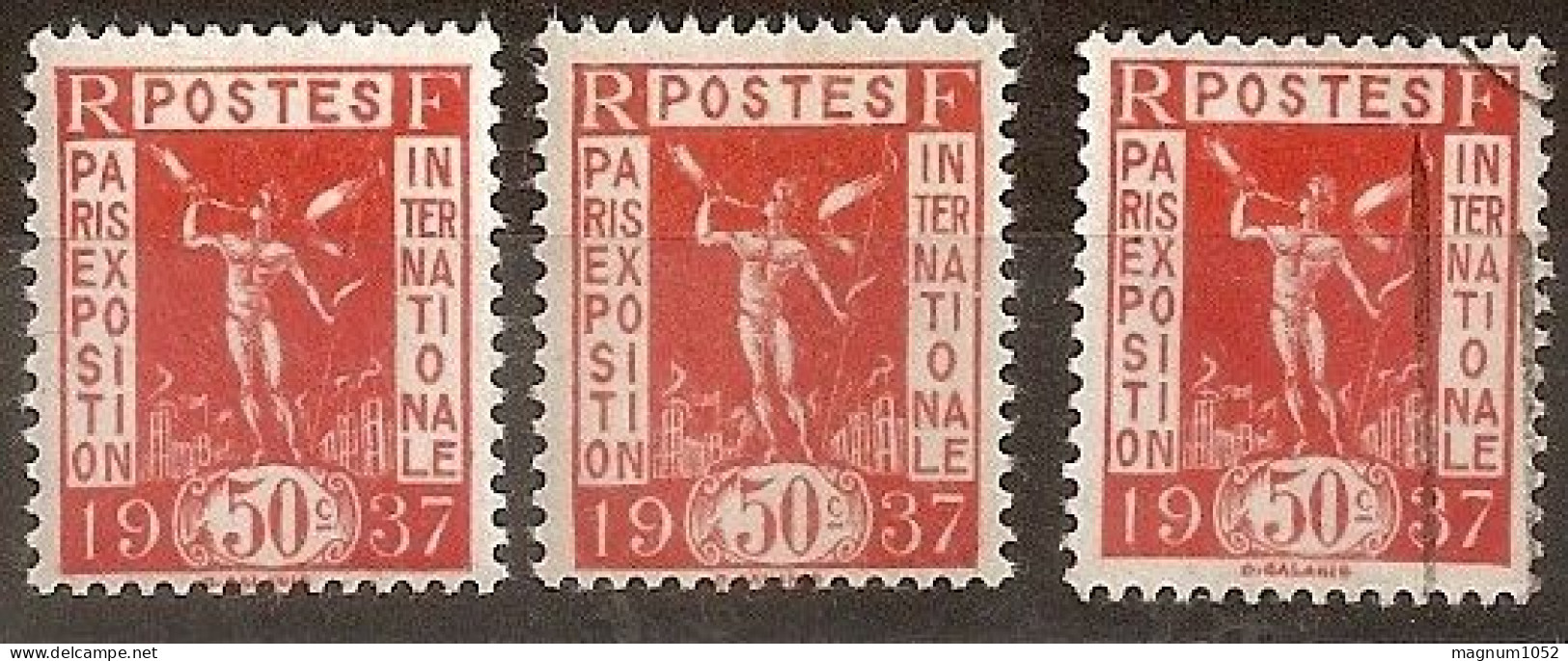 VARIETES X 2 N 325 **/ OBL - 1 TB ** ROUGE + TB OBLI. ROUGE AU LIEU DE ORANGE -  ROUGE CRAMINE A FORTE COTATION ???? - Unused Stamps