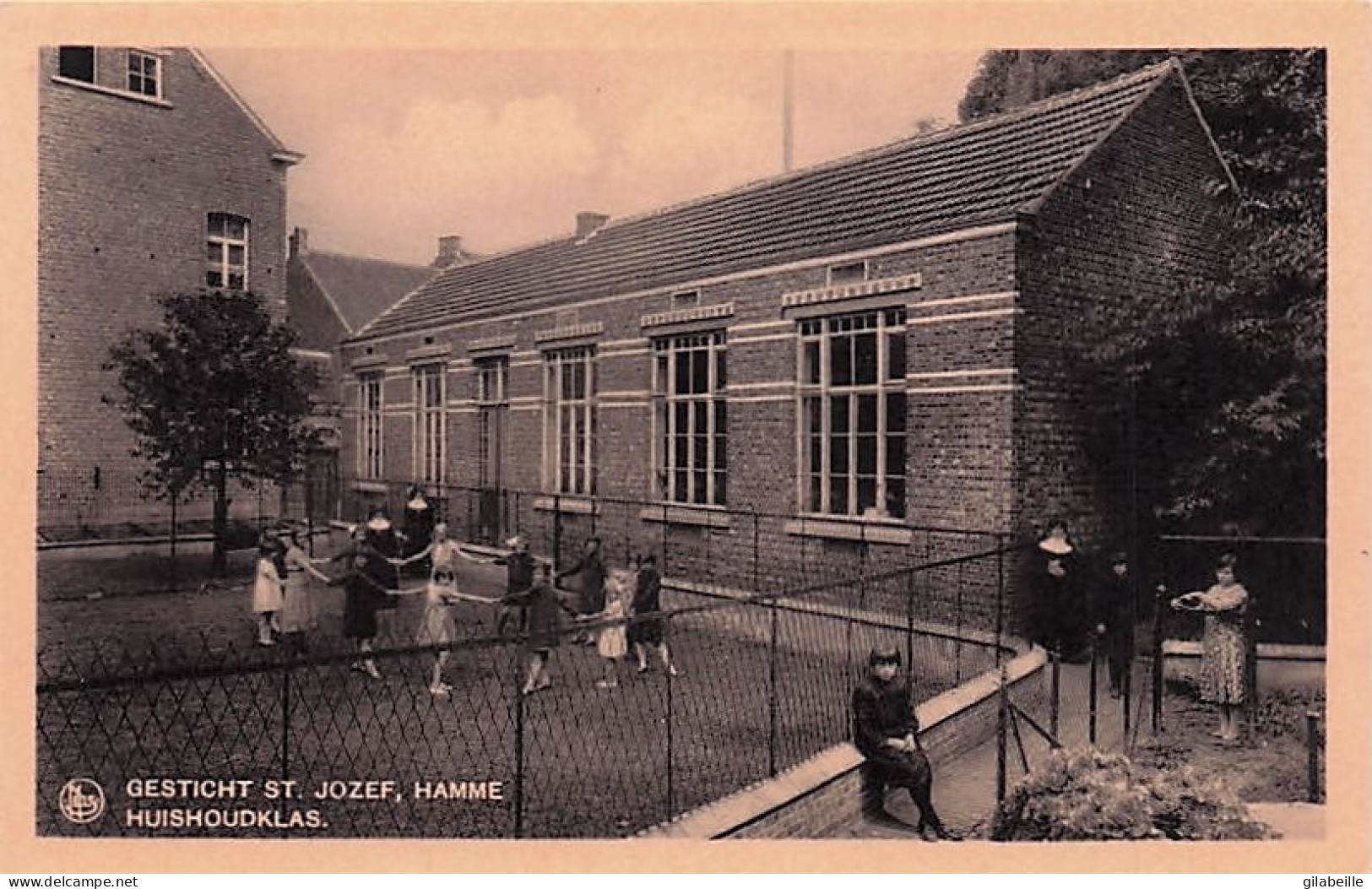 School HAMME  - Gesticht St Jozef - Ringstraat 2 - 12 Stuks - Reek 1 - In Perfecte Staat - Hamme