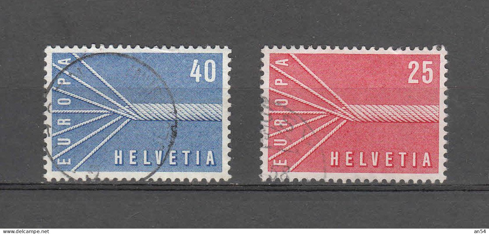 1957  N° 332 - 333    OBLITERES       CATALOGUE SBK - Used Stamps