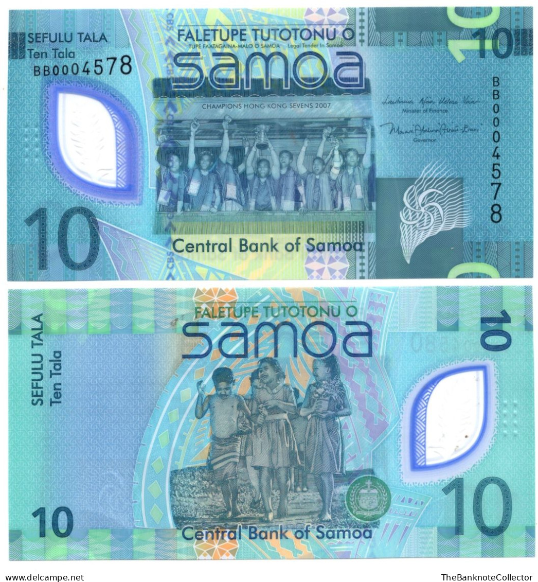 Samoa 10 Tala ND 2024 P-48 UNC Prefix BB - Samoa