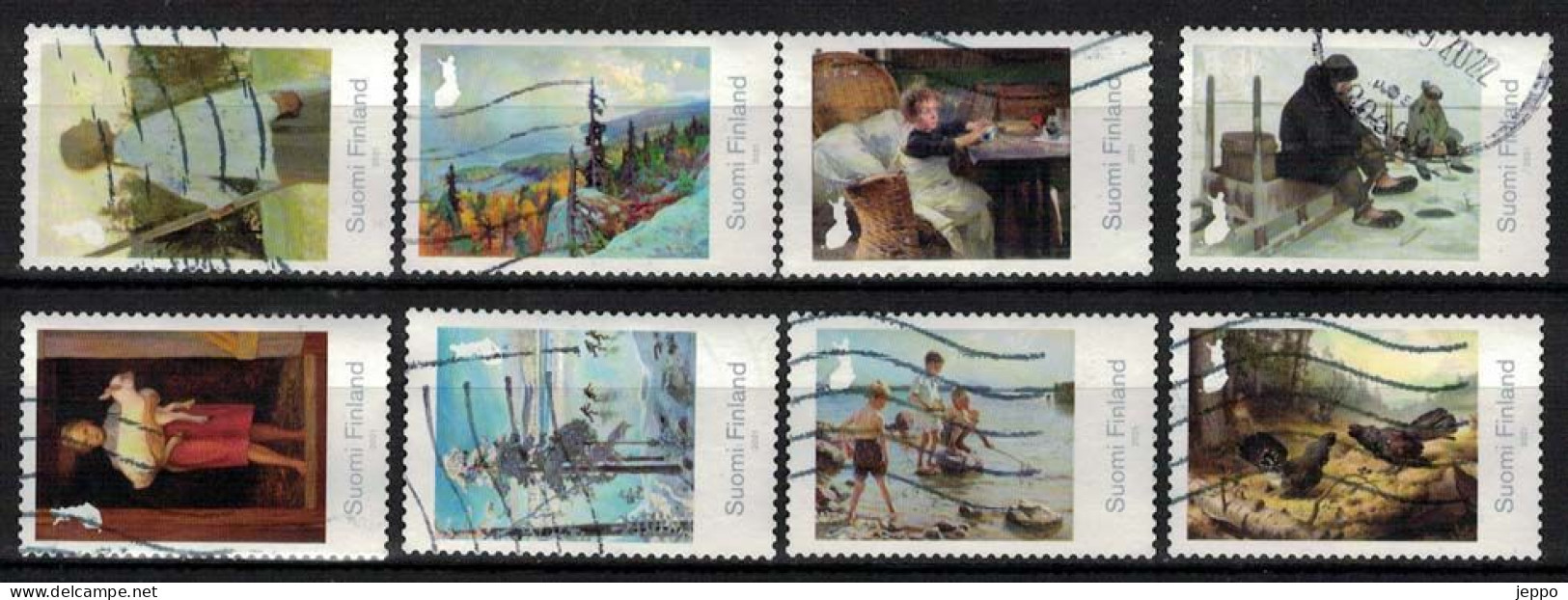 2021 Finland, Finnish Art Classics, Complete Set Used. - Usados