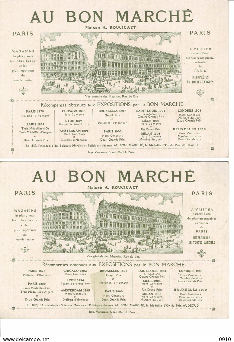 CHROMO AU BON MARCHE-LA GUERRE DES ENFANTS-VERCASSON VE-1-VOLLEDIGE SET 6/6-DIM.182/125 MM - Au Bon Marché