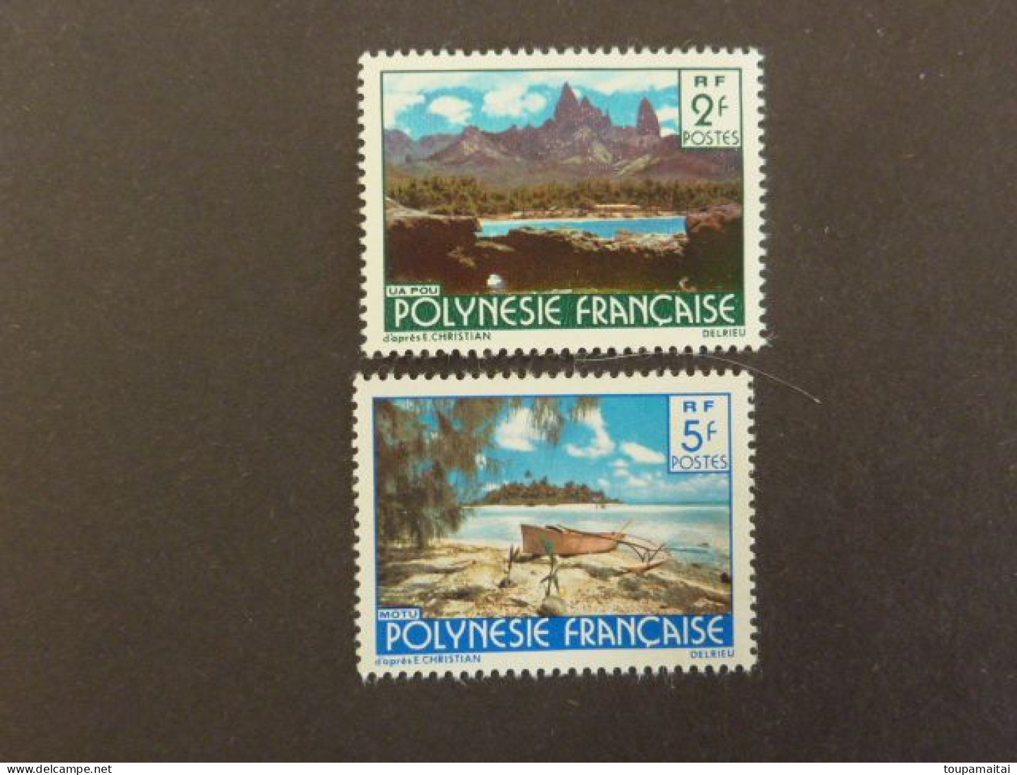 POLYNESIE FRANCAISE, Année 1979, YT N° 133 Et 136 MNH** Ua Pu Et Motu - Nuevos