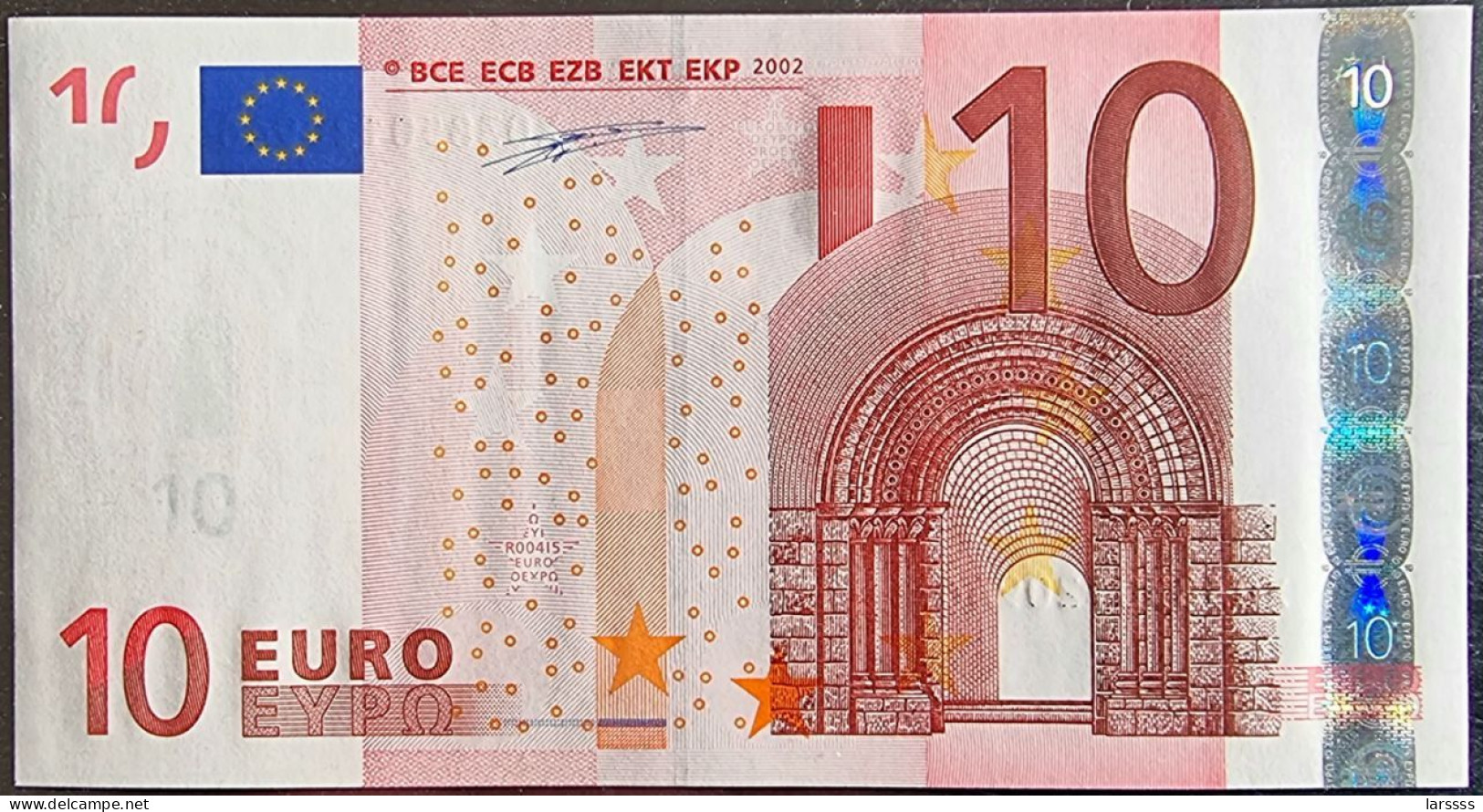 1 X 10€ Euro Duisenberg R004I5 X03850120946 - UNC - 10 Euro