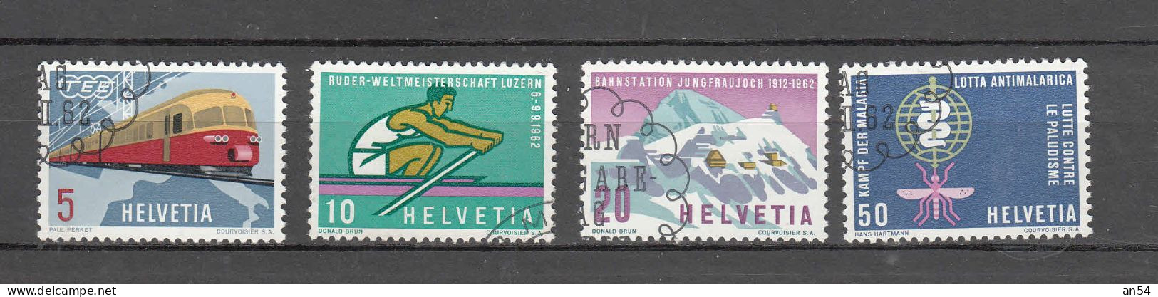 1962  N° 385 à 388    OBLITERES       CATALOGUE SBK - Used Stamps
