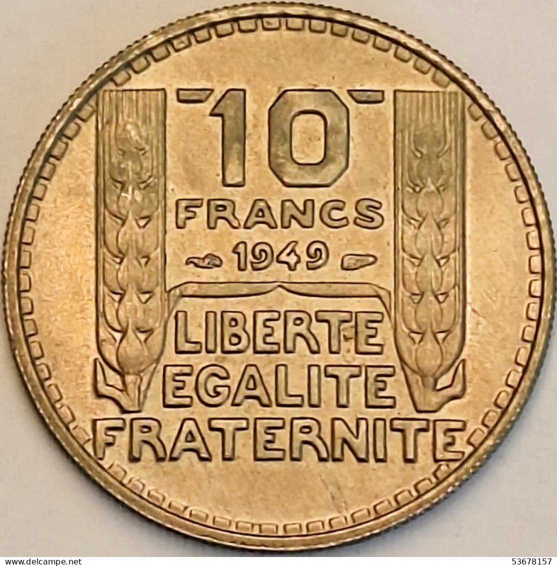 France - 10 Francs 1949, KM# 909.1 (#4142) - 10 Francs