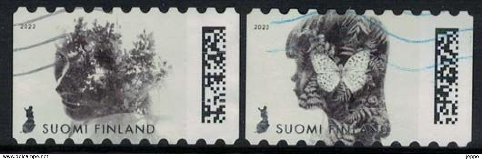 2023 Finland, Posti's Art Award, Complete Used Set. - Used Stamps