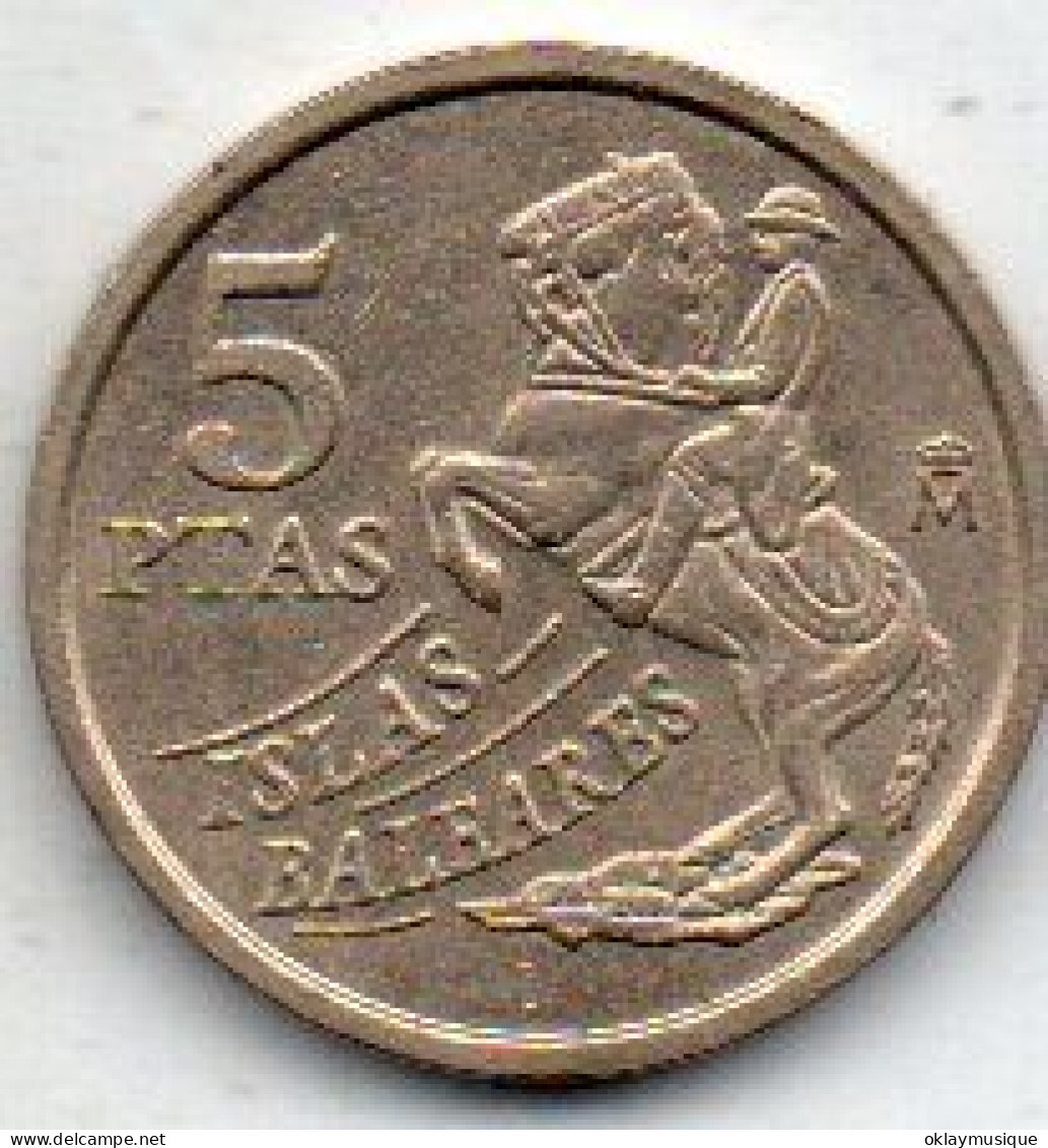 5 Pesetas 1997 - 5 Pesetas