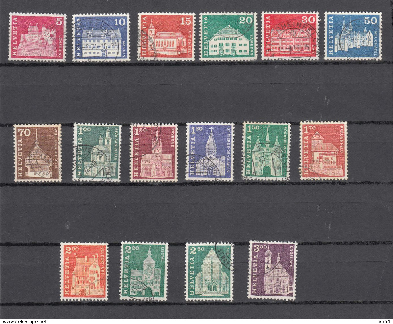 1964  N° 412 à 427    OBLITERES       CATALOGUE SBK - Used Stamps