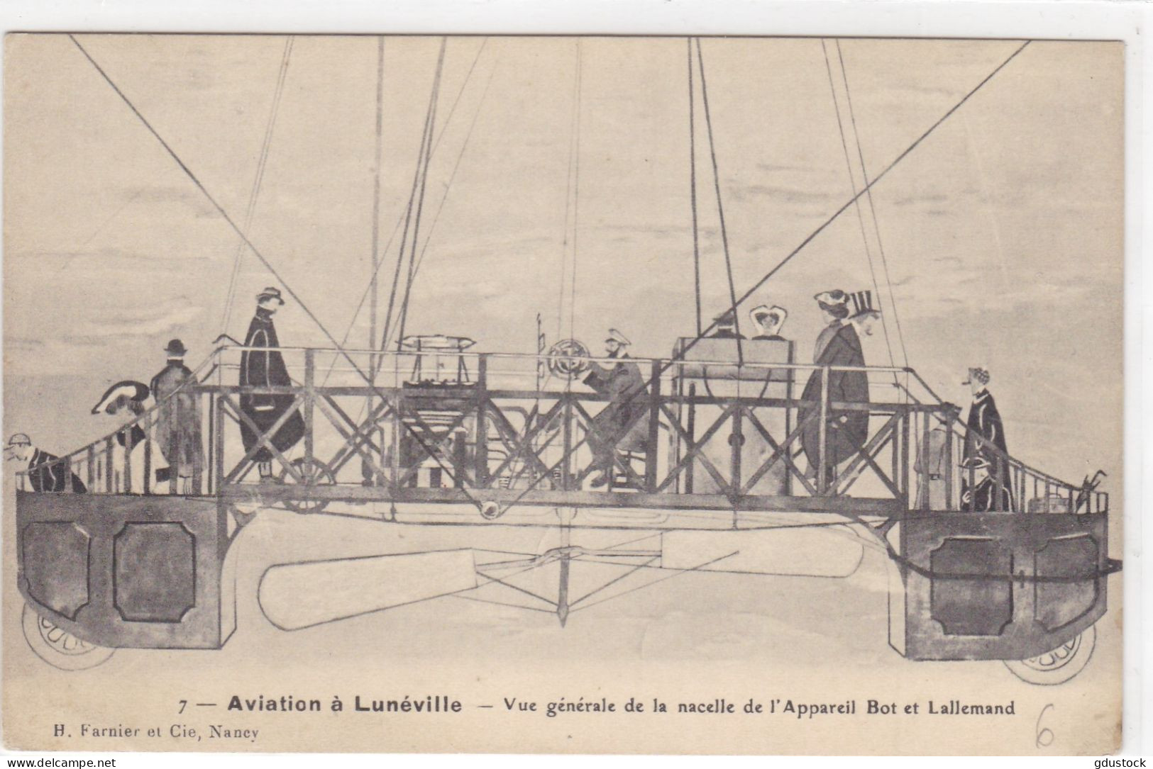 Aviation à Lunéville - Vue Générale De La Nacelle De L'Appareil Bot Et Lallemand - ....-1914: Precursori