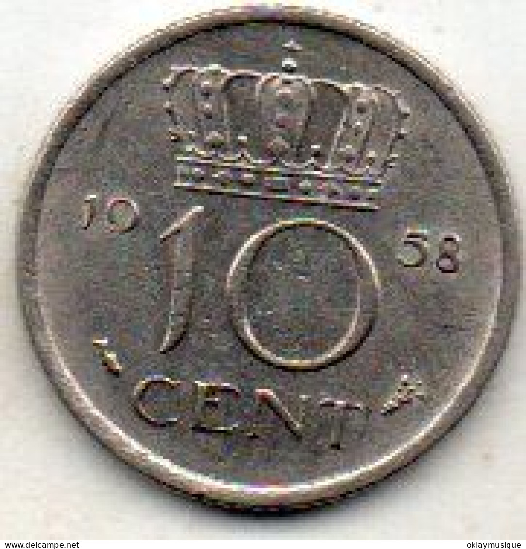 10 Cents 1958 - 10 Centavos