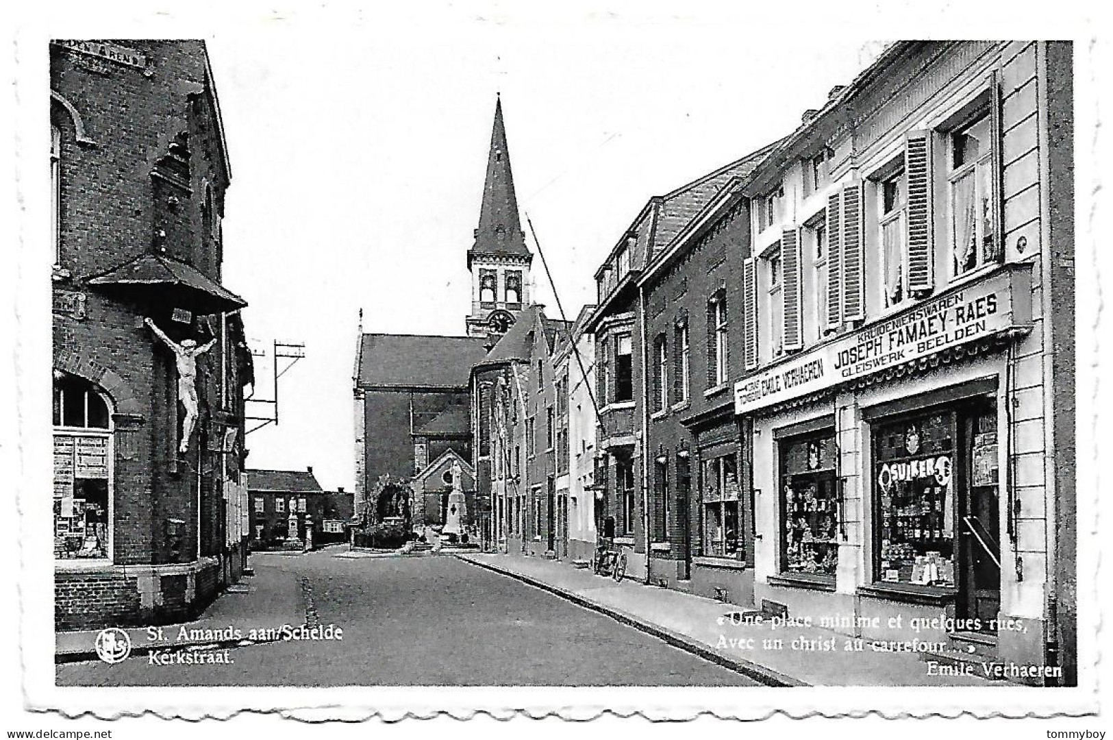 CPA St. Amands Aan Schelde, Kerkstraat - Sint-Amands