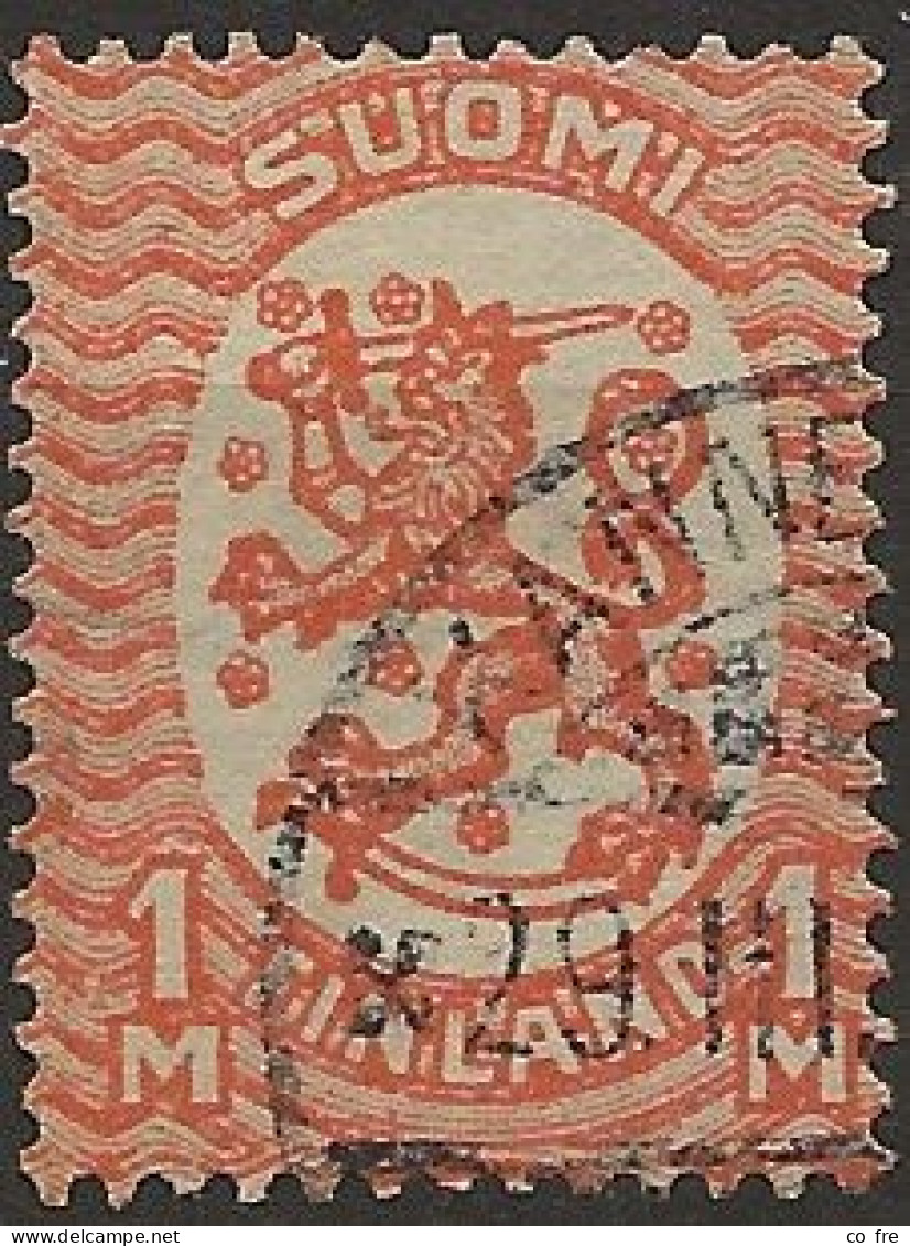 Finlande N°106 (ref.2) - Used Stamps