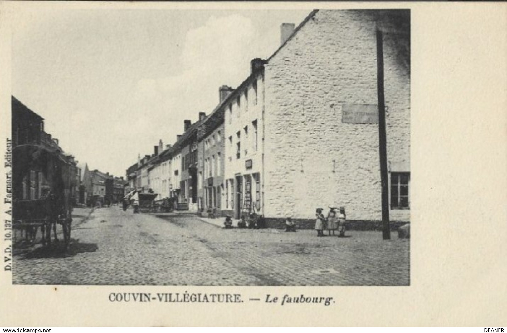 COUVIN : VILLEGIATURE. -  Le Faubourg. Carte Rare Et Impeccable. - Couvin