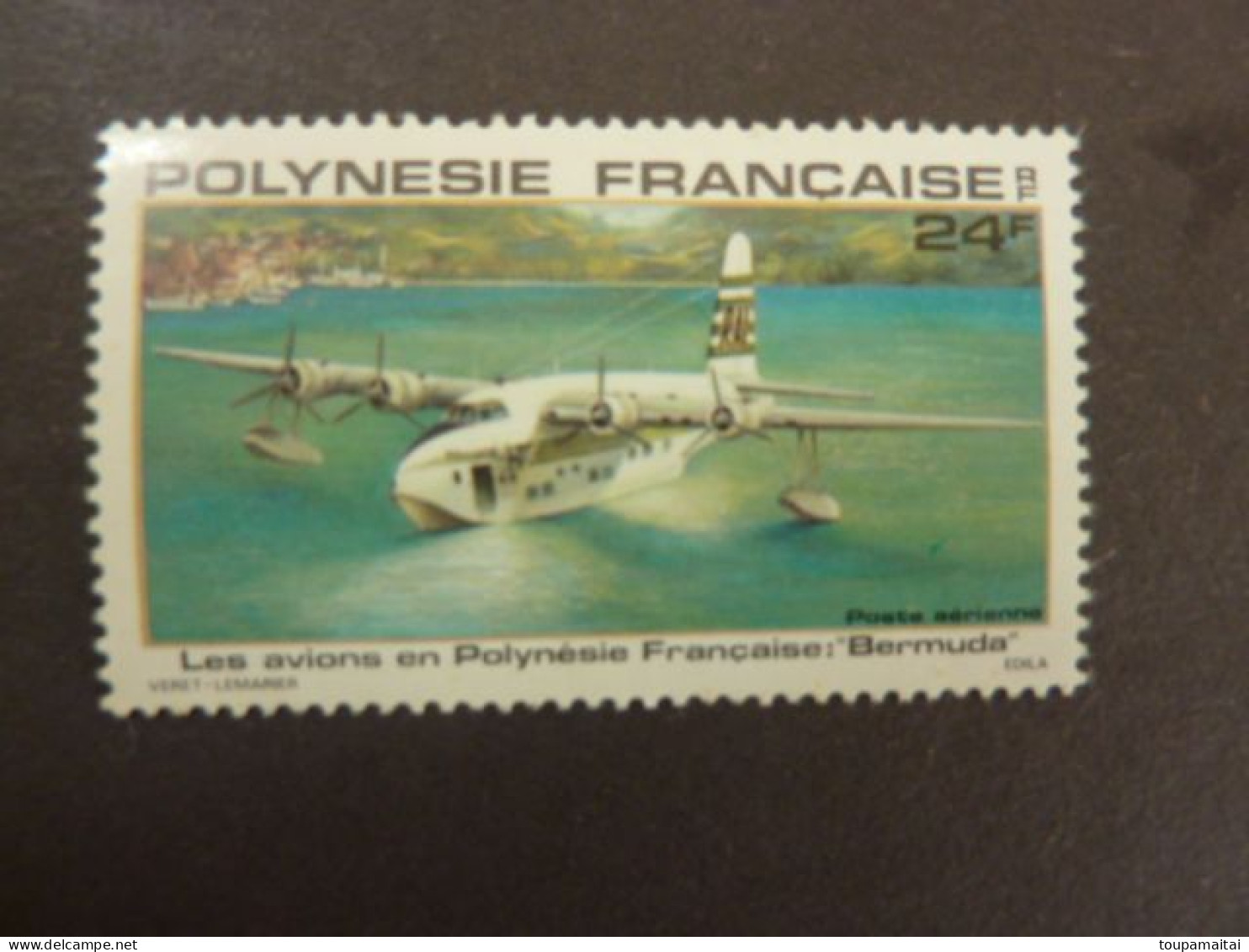 POLYNESIE FRANCAISE Poste Aérienne Année 1979, YT N° 148 Neuf Sans Gomme. Hydravion Bermuda - Unused Stamps