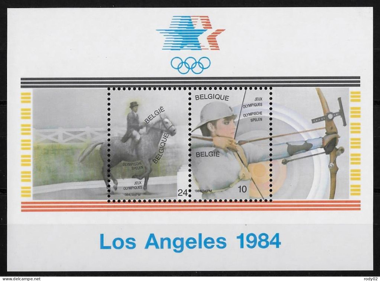 BELGIQUE - JEUX OLYMPIQUES DE LOS ANGELES EN 1984 - BF 60 - NEUF** MNH - Sommer 1984: Los Angeles