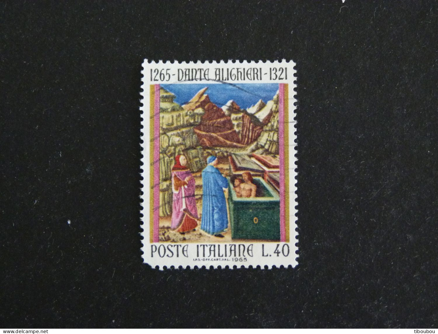 ITALIE ITALIA YT 930 OBLITERE - DANTE ALIGHIERI / L'ENFER - 1961-70: Used