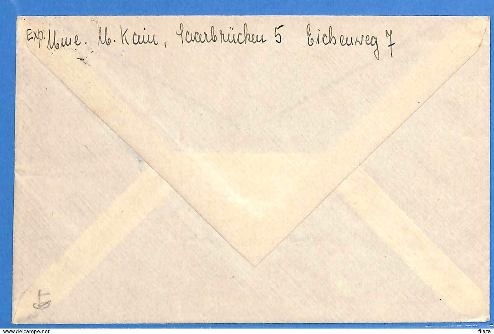 Saar - 1952 - Lettre De Saarbrücken - G31838 - Briefe U. Dokumente