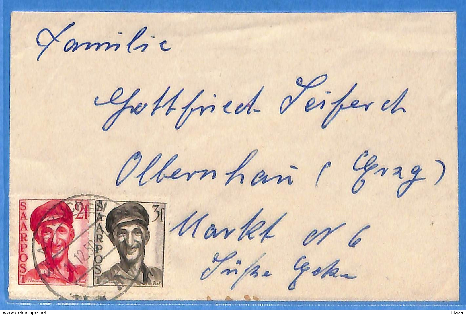 Saar - 1950 - Lettre De Saarbrücken - G31829 - Covers & Documents