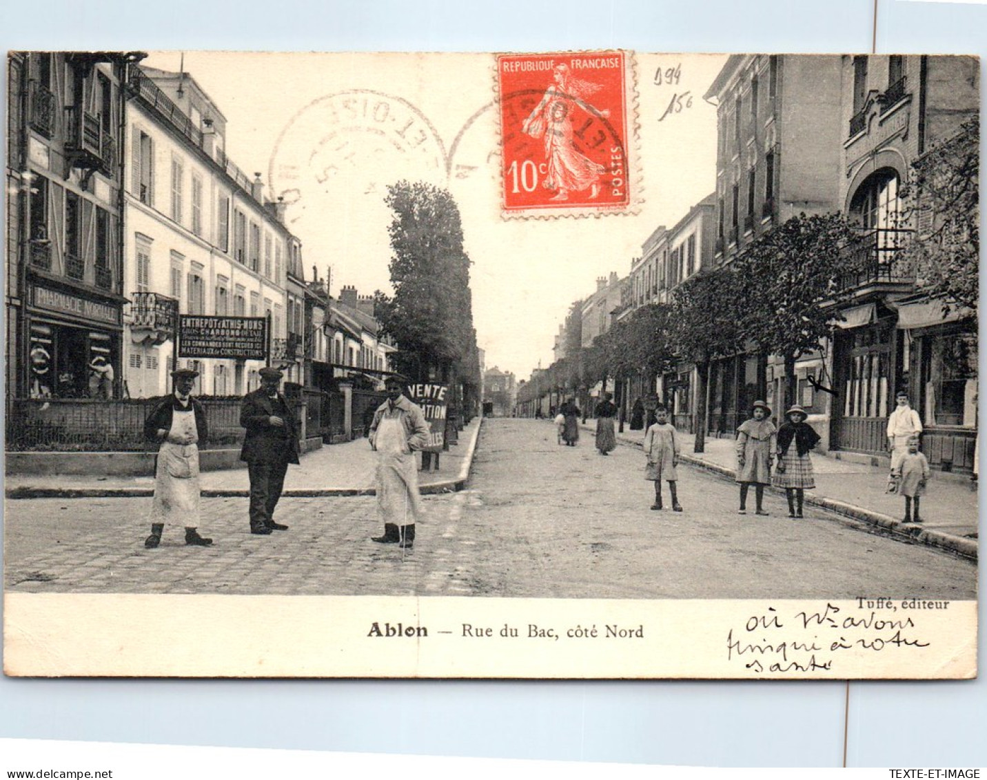 94 ABLON - La Rue Du Bac, Cote Nord  - Ablon Sur Seine