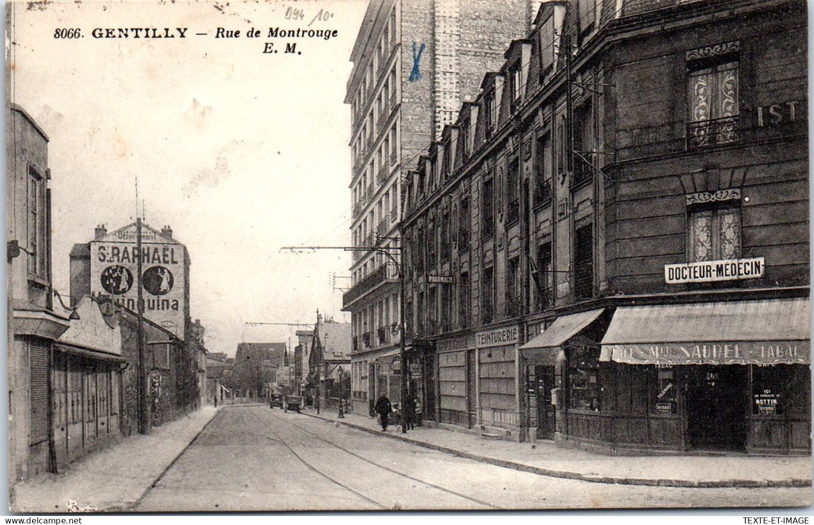 94 GENTILLY - Perspective De La Rue De Montrouge  - Gentilly
