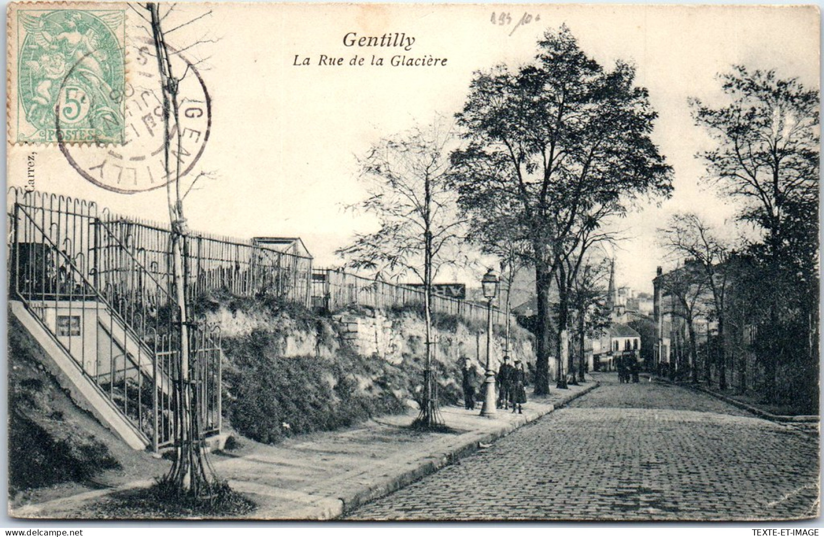 94 GENTILLY - La Rue De La Glaciere. - Gentilly
