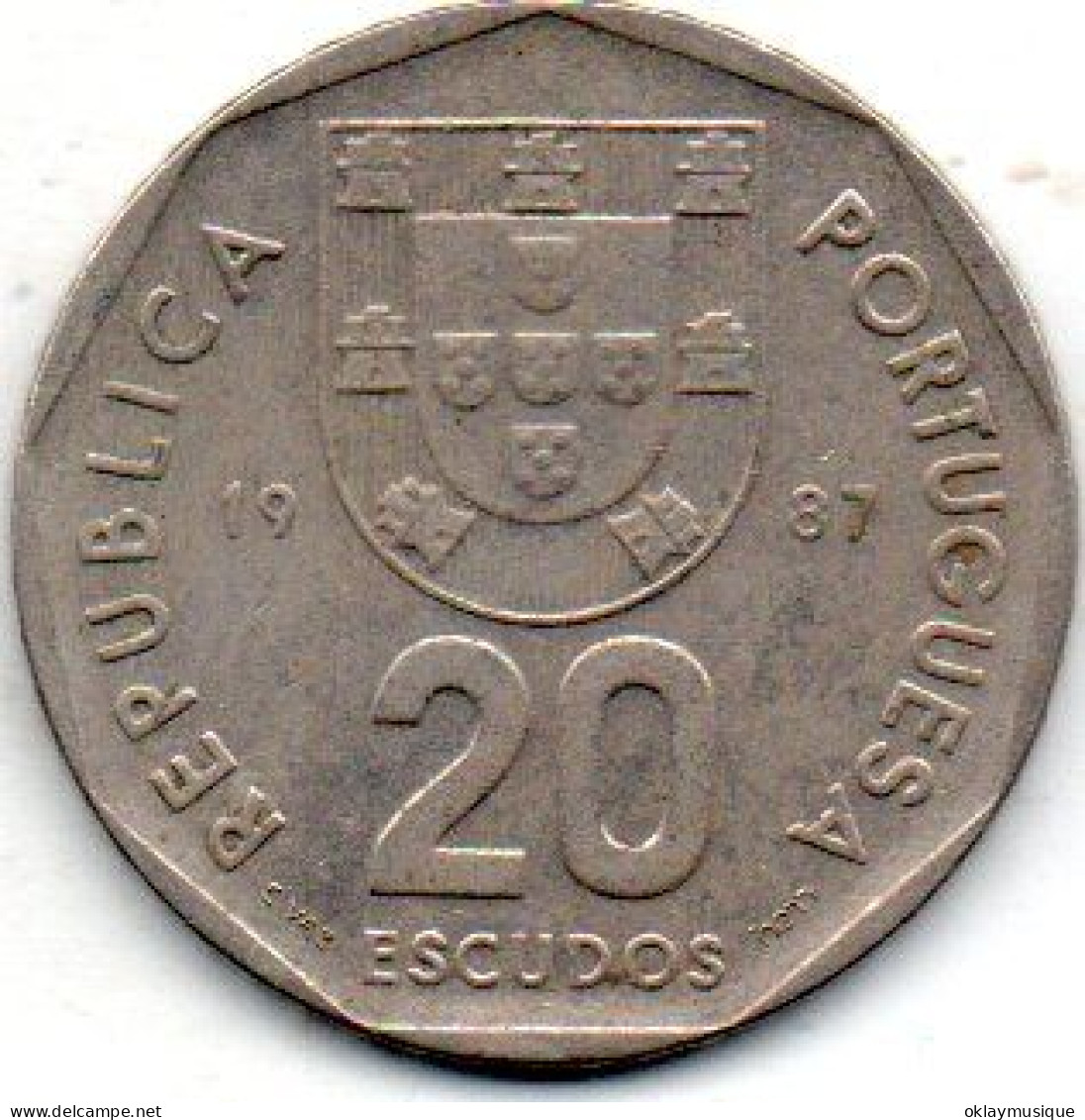 20 Escudos 1987 - Portugal