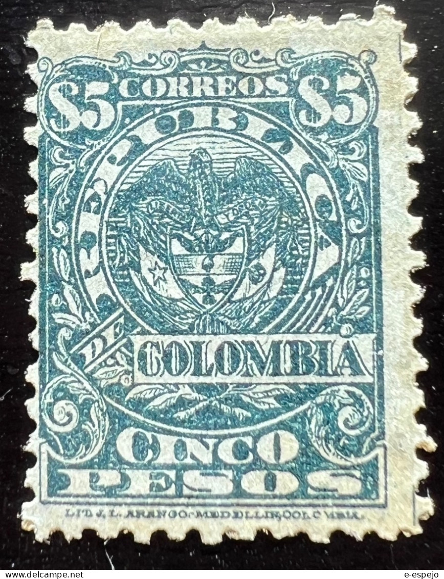 Kolumbien 1902: Definitives for Medellin Mi:CO 191-199