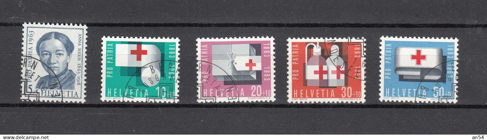PP  1963  N° B113 à B117    OBLITERES       CATALOGUE SBK - Used Stamps