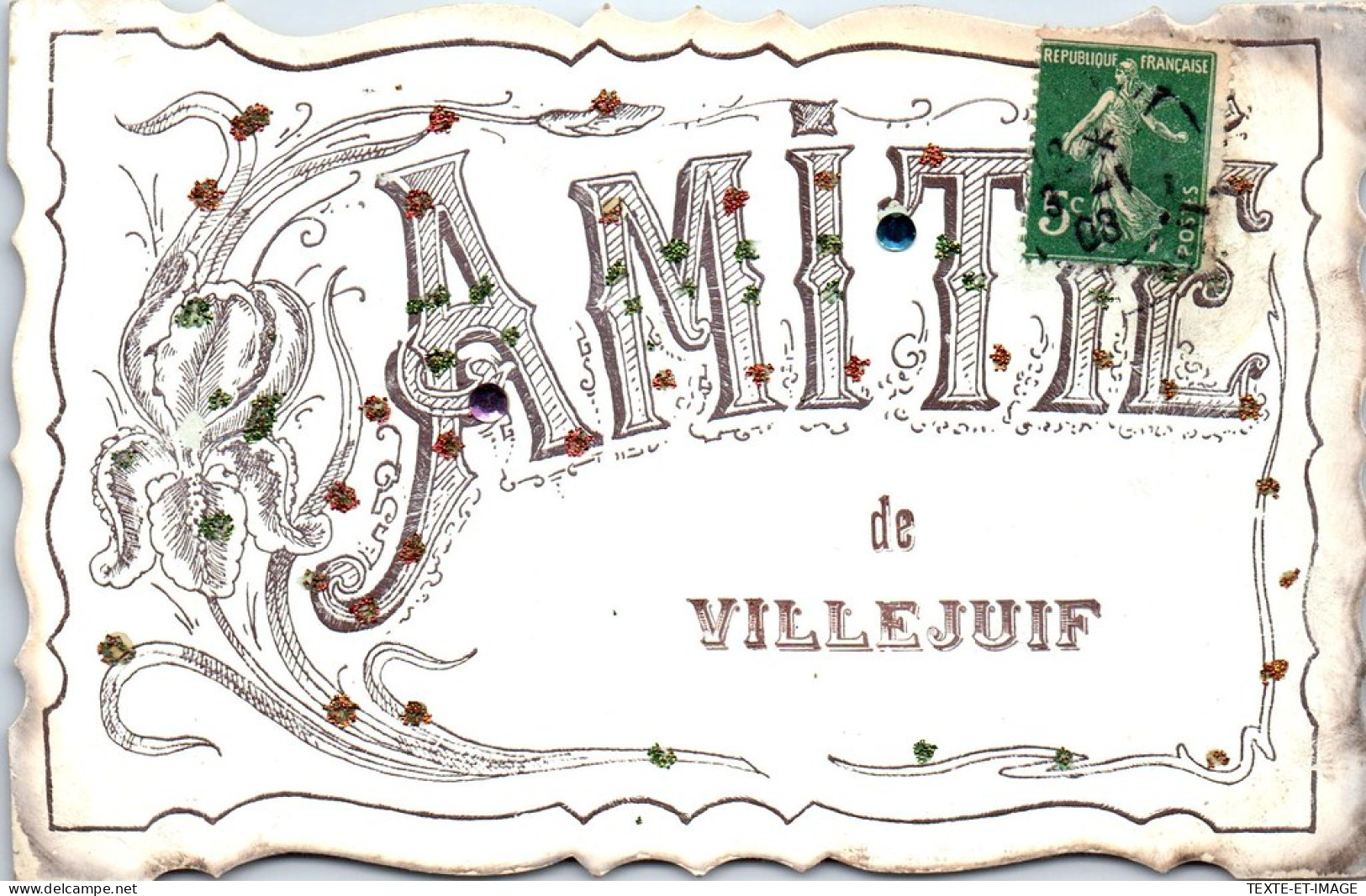 94 VILLEJUIF - Carte Souvenir, Amitie  - Villejuif