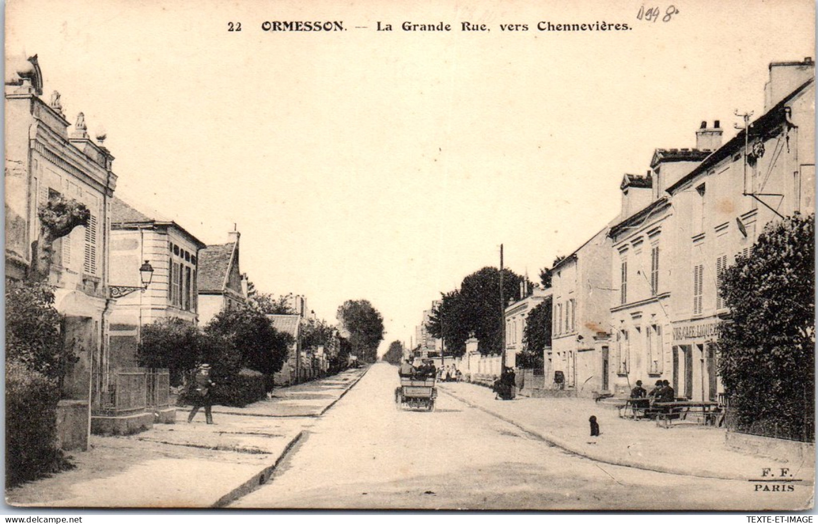 94 ORMESSON - La Grande Rue, Vers Chennevieres. - Ormesson Sur Marne