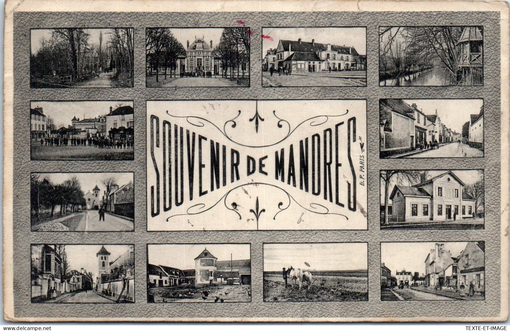 94 MANDRES - Un Souvenir De Mandres.  - Mandres Les Roses