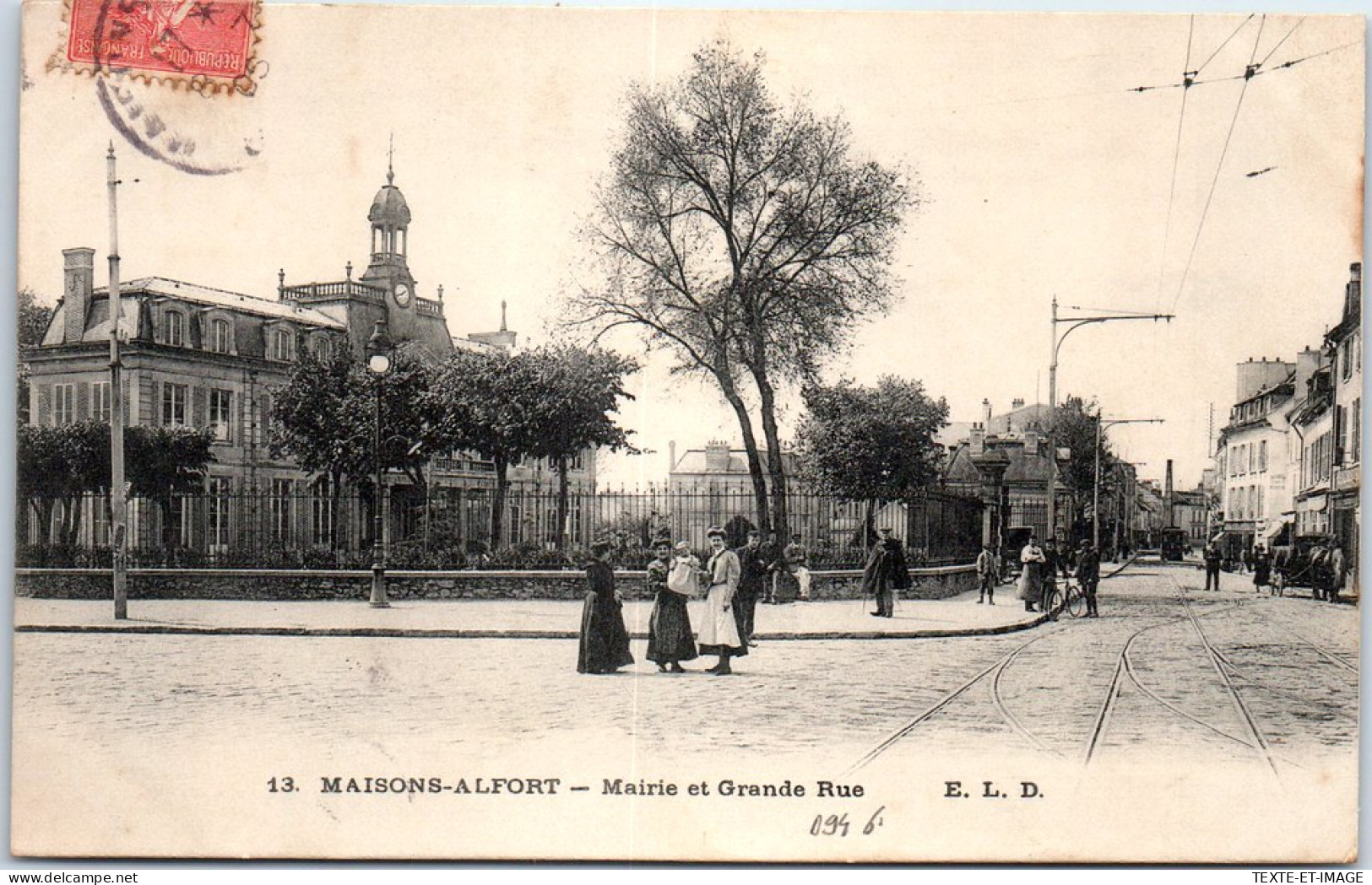 94 MAISONS ALFORT - La Mairie Et Grande Rue. - Maisons Alfort