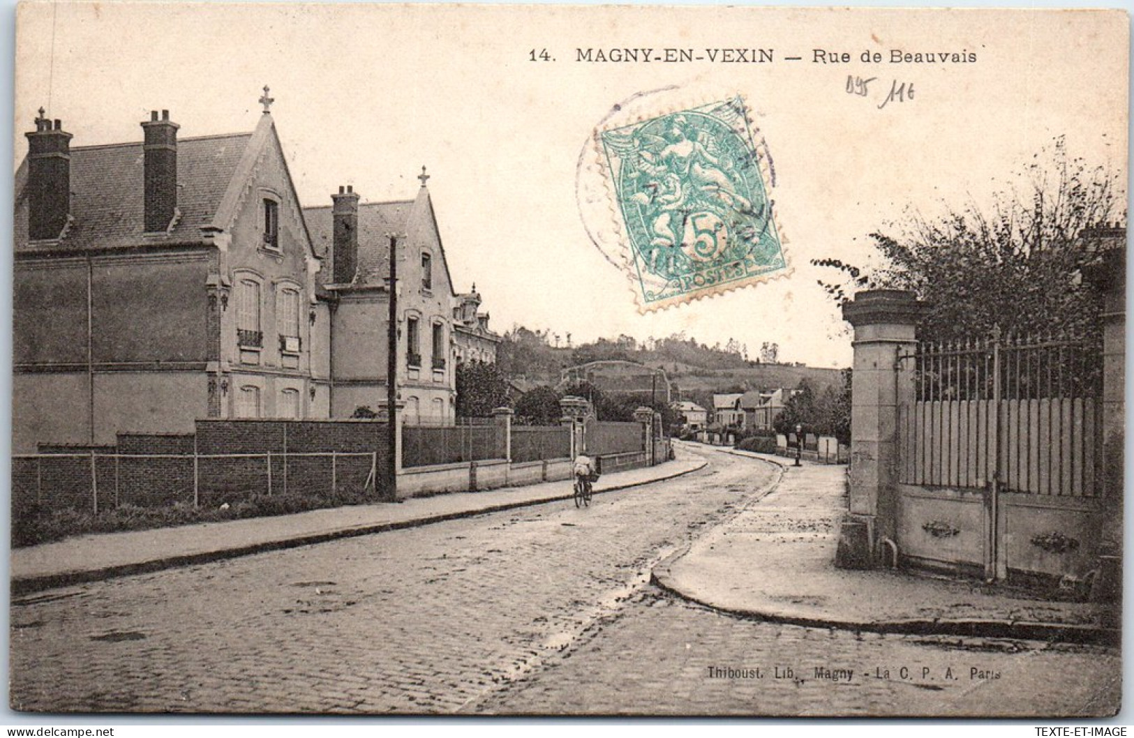 95 MAGNY EN VEXIN - La Rue De Beauvais  - Magny En Vexin