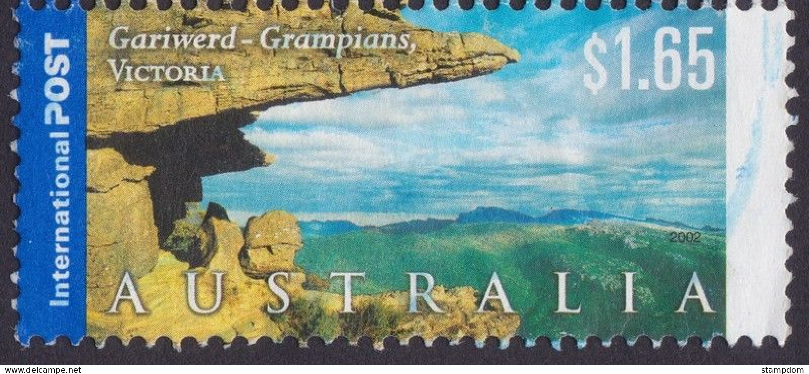 AUSTRALIA 2002 Tourist Attractions Gariwerd-Grampians $1.65 $c#2078 USED @O365 - Oblitérés