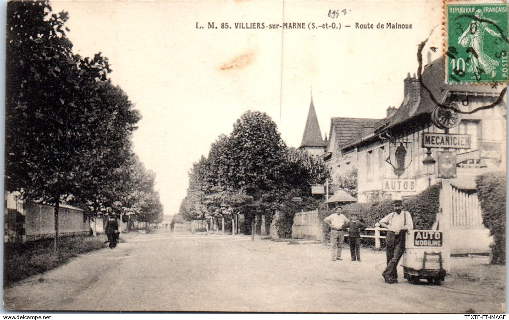 94 VILLIERS SUR MARNE - La Route De Malnoue  - Villiers Sur Marne