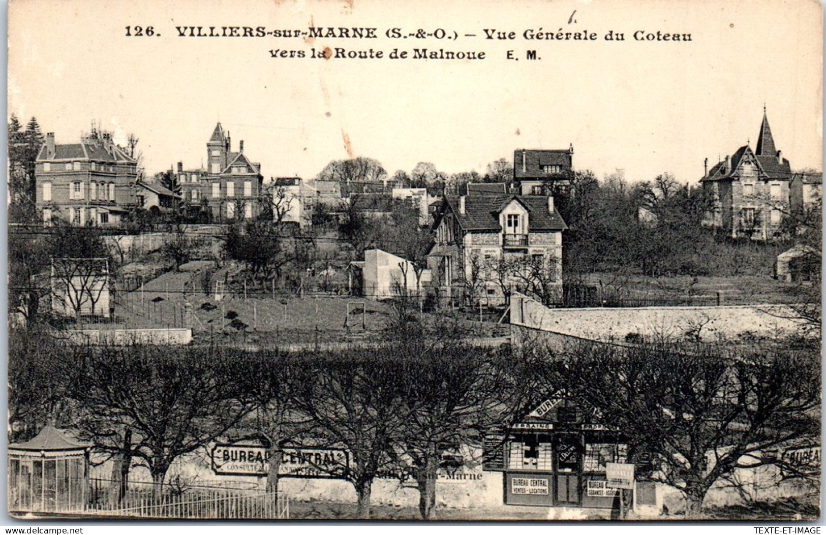94 VILLIERS SUR MARNE - Coteau Vers La Route De Malnoue  - Villiers Sur Marne