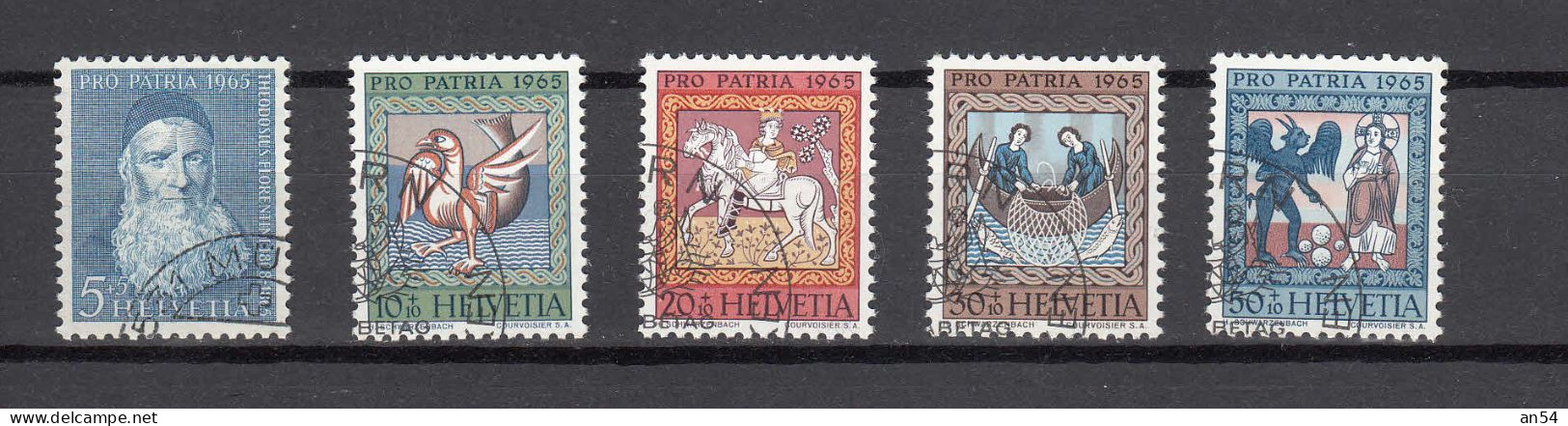 PP  1965  N° B123 à B127    OBLITERES       CATALOGUE SBK - Used Stamps