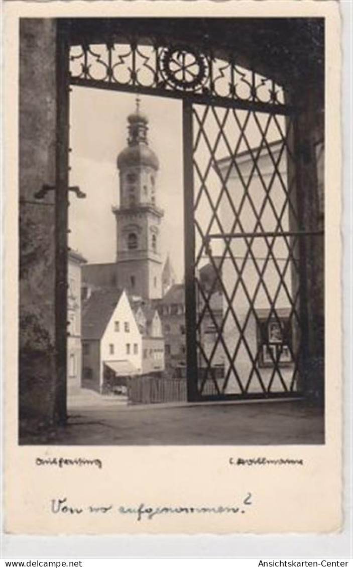 39045102 - Freising Mit Kirche Gelaufen Am 13.06.1939. Gute Erhaltung.br / - Freising