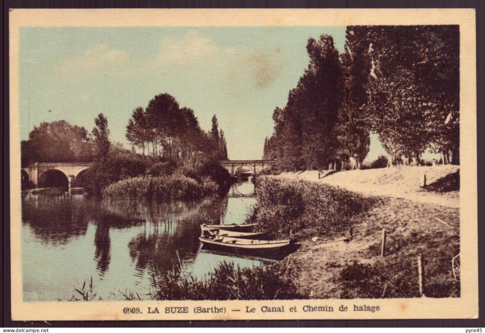 LA SUZE LE CANAL ET CHEMIN DE HALAGE 72 - La Suze Sur Sarthe