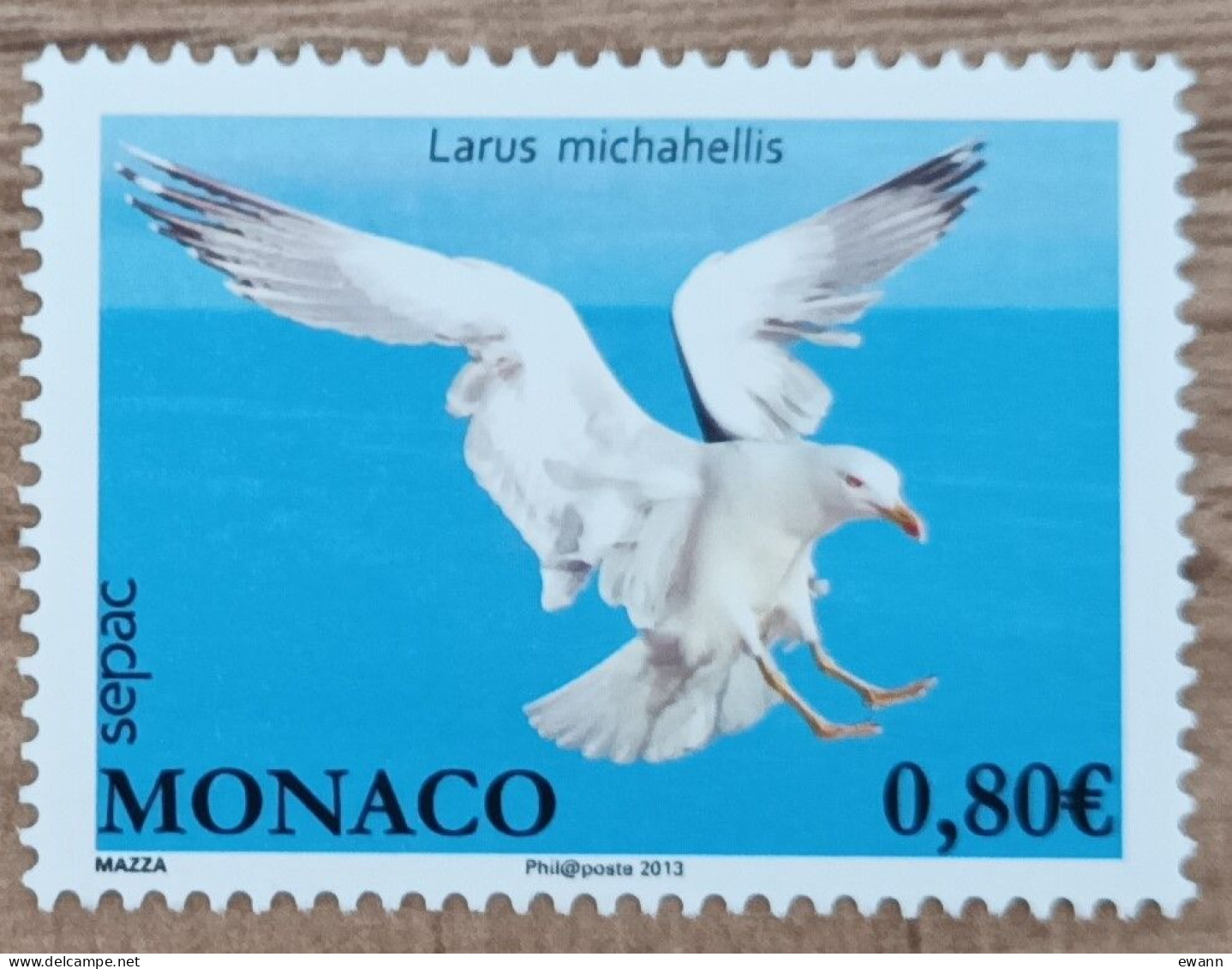 Monaco - YT N°2881 - Sepac / Vie Sauvage / Goéland Leucophée - 2013 - Neuf - Unused Stamps